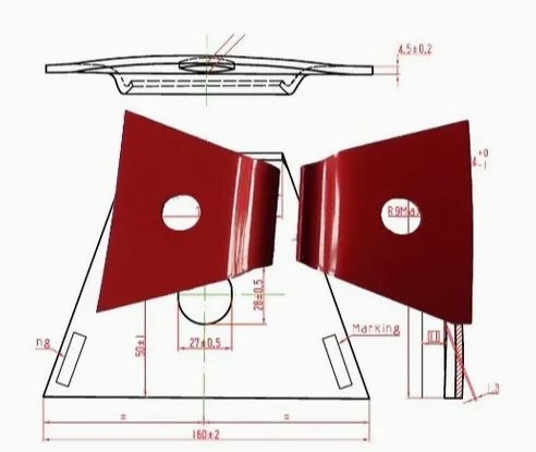 Nabla Clip Rail Fastening System For Tramway Nabla Clip Rail Fastening System For Tramway