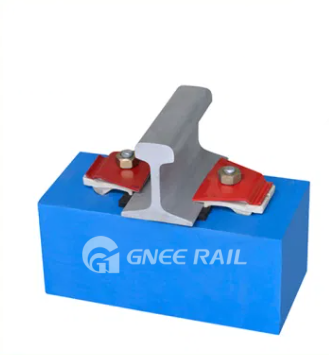 Nabla geležinkelio tvirtinimo sistema